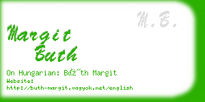 margit buth business card